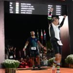 chegada - Richards Villain- triatleta PCD- competiu no Ironman full - Florianópolis -2025